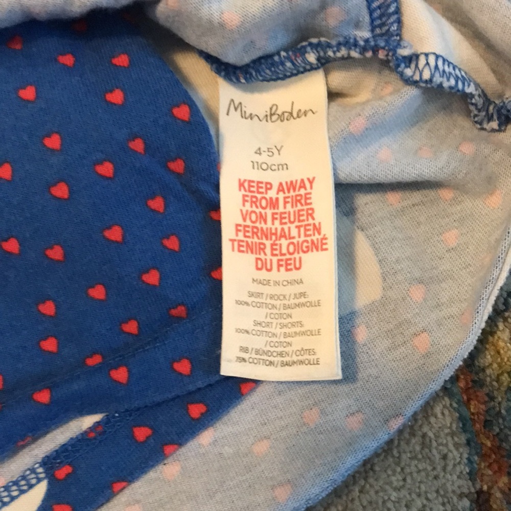 Mini Boden Print Jersey Skort in MULTICOLOR (4-5Y) - Picture 7 of 8